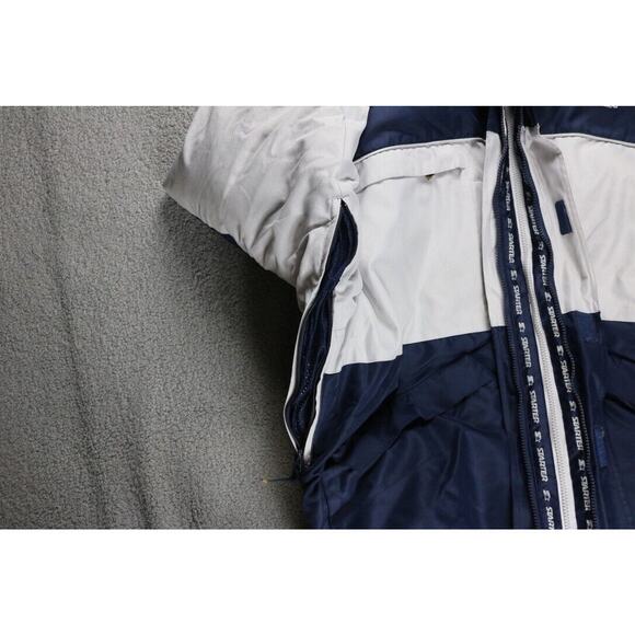 Starter Jacket Mens 2xl Multi Down Puffer 3 in 1 Coat Black Label No Hood 2012 - Picture 13 of 16